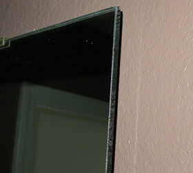 framing bathroom mirrors, 3 8 gap between mirror and wall