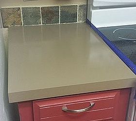 counter top remodel for 20 00, countertops, diy, Close up of the area