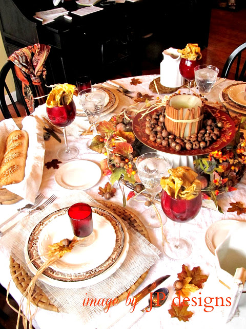 fall tablescape flashback, crafts, lighting, seasonal holiday decor