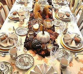 rustic glam fall tablescape, crafts, home decor, how to, seasonal holiday decor