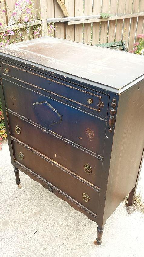 Repurposing Dresser With Decoupage Map Hometalk