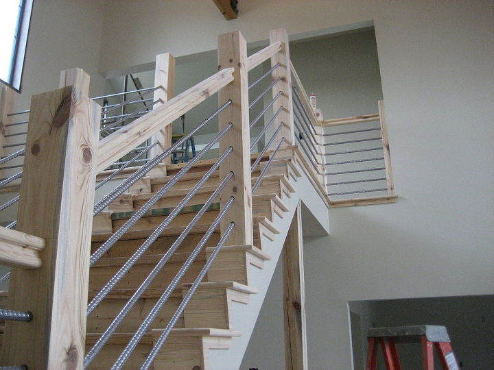 Diy Cable Rail Staircase Hometalk