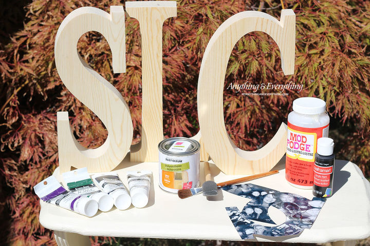 diy photo collage letters, crafts, decoupage, diy