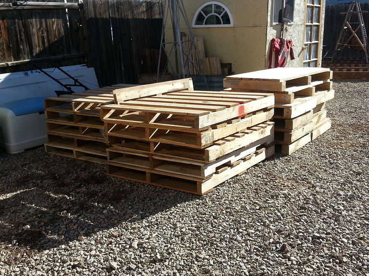building a garden shed from pallets hometalk