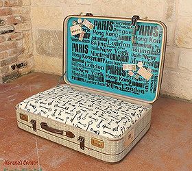 repurpose suitcase pet bed, pets animals, repurposing upcycling, reupholster
