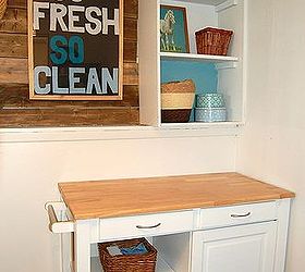 laundry room makeover budget pallet wall, diy, laundry rooms, repurposing upcycling, storage ideas, wall decor