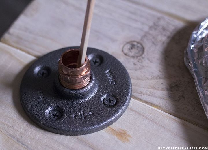 diy copper pipe tray, diy, home decor, repurposing upcycling, woodworking projects