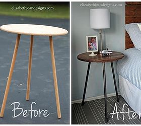 Upcycled Tripod Table