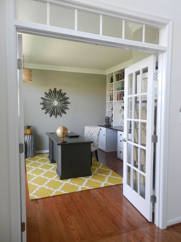 home office makeover reveal, home decor, home office, painted furniture