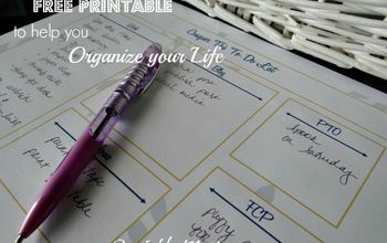 Free Printable to Help Organize Your Life