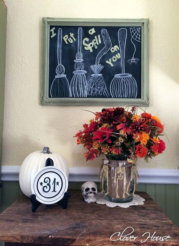 crafts halloween skeleton vase, crafts, halloween decorations, seasonal holiday decor