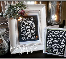 faux chalkboard art, chalkboard paint, christmas decorations, crafts, seasonal holiday decor