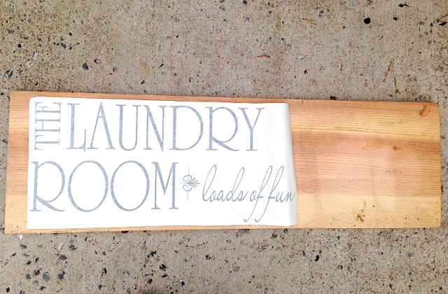 diy laundry room sign, crafts, diy, home decor, laundry rooms, wall decor