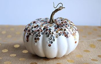 DIY: Sequin Pumpkin