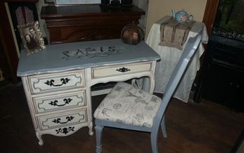 From Shabby to Chic French Inspired Shabby Chic Desk