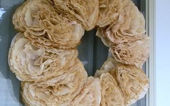Variations On A Coffee Filter Wreath
