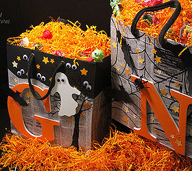 halloween crafts trickortreat bags, crafts, halloween decorations, repurposing upcycling