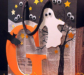 halloween crafts trickortreat bags, crafts, halloween decorations, repurposing upcycling