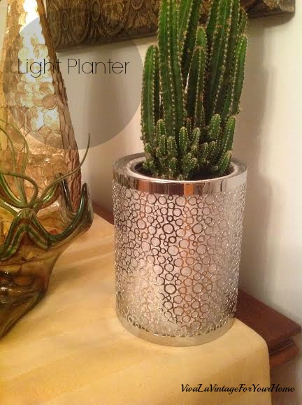 repurposing upcycling planter light fixture cactus, gardening, home decor, repurposing upcycling