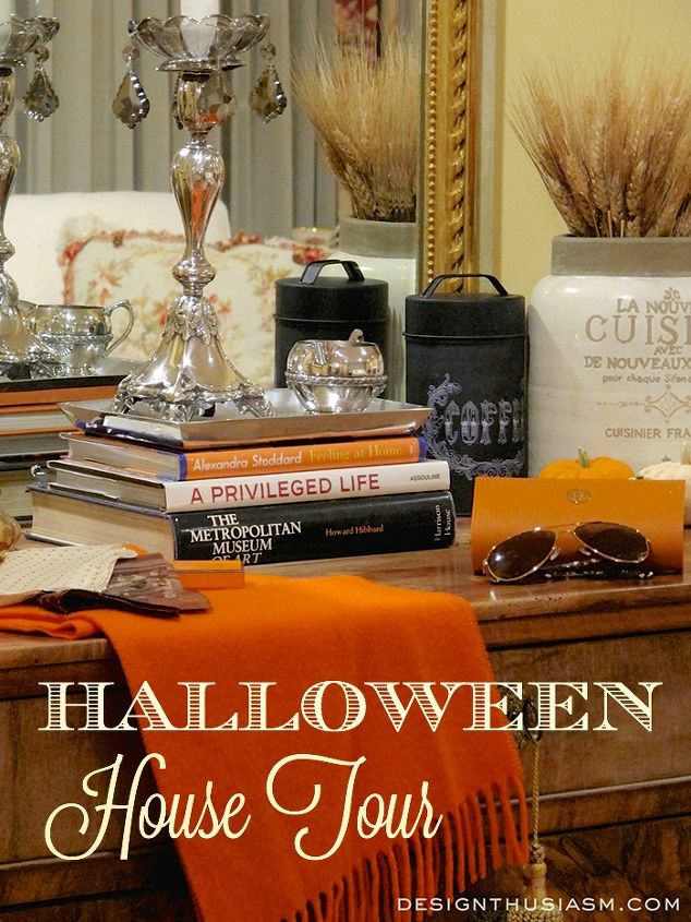 halloween decorations house tour, dining room ideas, halloween decorations, living room ideas, seasonal holiday decor