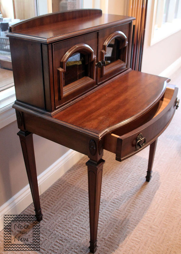 Painted Vintage Secretary Desk Hometalk Painted Furniture Vintage Secretary Desk Diy