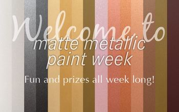 Semana de la pintura metalizada mate de Modern Masters (divertidos premios durante toda la semana)