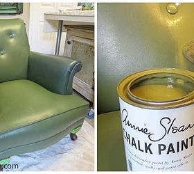 painting leather furniture with chalk paint