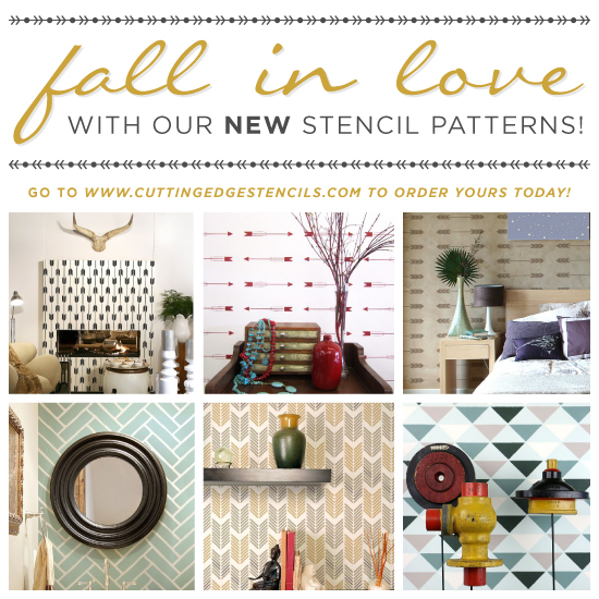 fall in love with our new stencil patterns, crafts, painted furniture, painting, wall decor