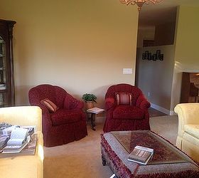q living room ideas upholstery design help, home decor, living room ideas, reupholster, Area opposite fireplace room is about 16 across