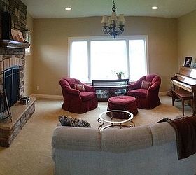 q living room ideas upholstery design help, home decor, living room ideas, reupholster, Looking from dining space to other end of LR space
