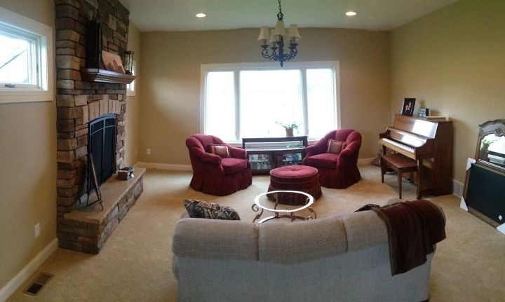 q living room ideas upholstery design help, home decor, living room ideas, reupholster, Looking from dining space to other end of LR space