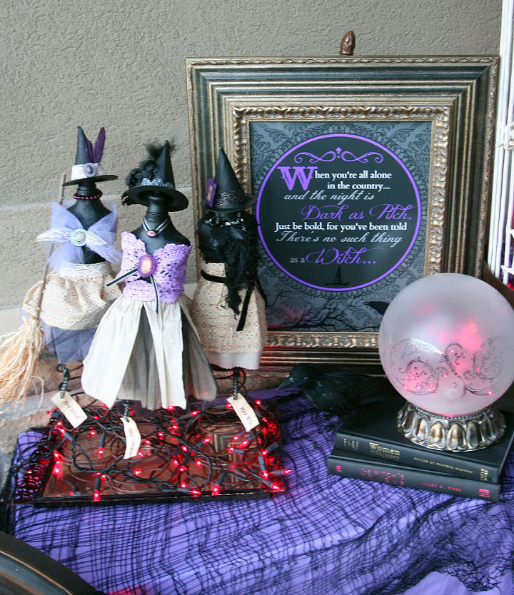 witching hour porch halloween decorations, halloween decorations, porches, seasonal holiday decor
