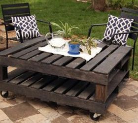 diy pallet patio table build, diy, how to, painted furniture, pallet, repurposing upcycling, My Inspiration
