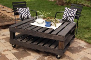 diy pallet patio table build, diy, how to, painted furniture, pallet, repurposing upcycling, My Inspiration