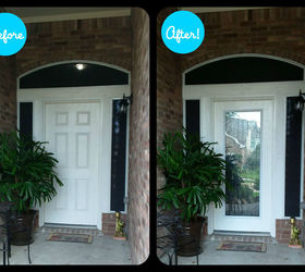 Adding Glass To A 6 Panel Door Hometalk