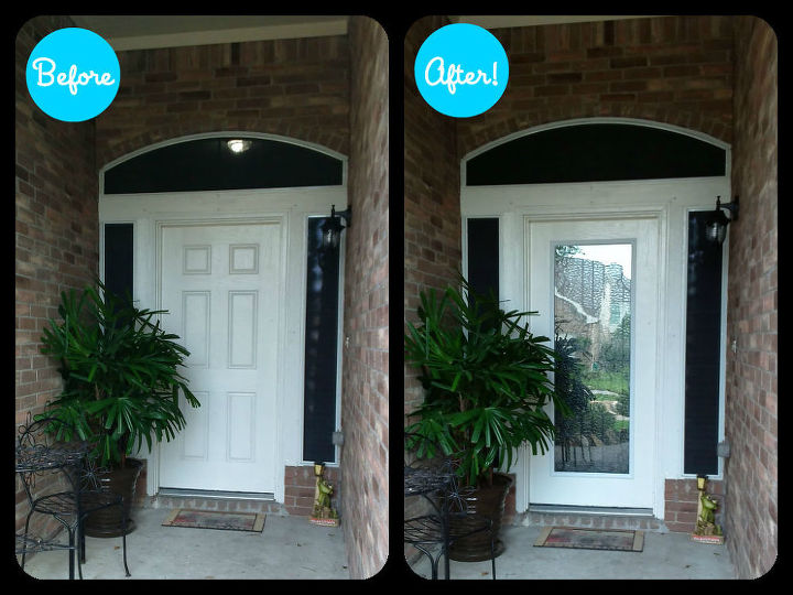 Adding Glass To A 6 Panel Door Hometalk