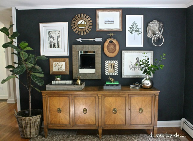 creating an eclectic gallery wall, home decor, wall decor