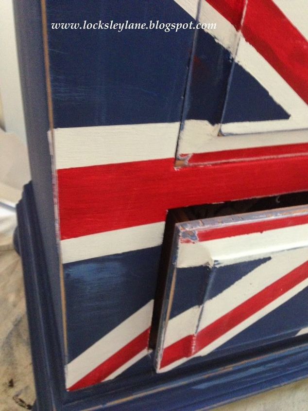 painting furniture union jack tutorial, how to, painted furniture