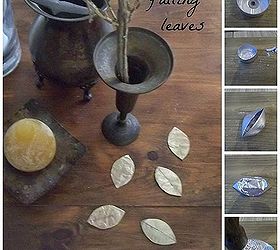 crafts metal leaves tutorial easy, crafts, painting, repurposing upcycling