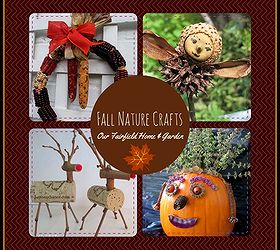 fall nature crafts home garden, crafts, gardening, home decor, seasonal holiday decor, Fall Nature Crafts Decorate Naturally