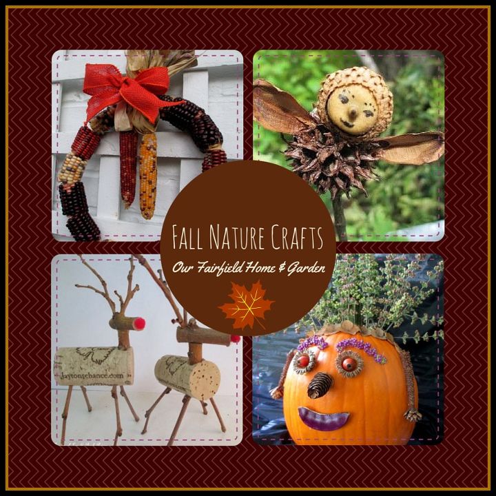 fall nature crafts home garden, crafts, gardening, home decor, seasonal holiday decor, Fall Nature Crafts Decorate Naturally