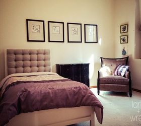 diy tufted headboard tutorial, bedroom ideas, diy, how to, reupholster