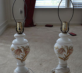 lighting vintage lamp makeover, home decor, lighting