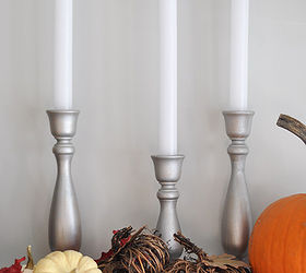 fall mantel rustic easy decor, fireplaces mantels, home decor, seasonal holiday decor