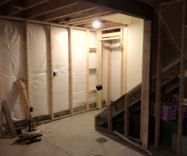 basement ideas remodel progress industrial, basement ideas, home improvement