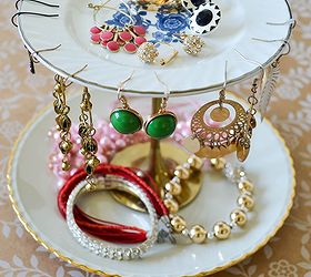 diy upcyle jewelry stand, crafts, organizing, repurposing upcycling