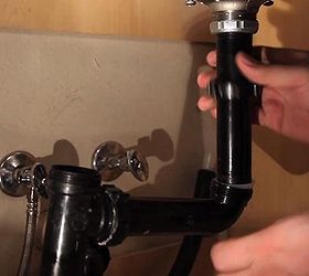 how to install a kitchen sink, how to, kitchen design, plumbing