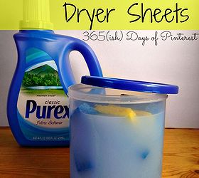 diy forever dryer sheets, cleaning tips