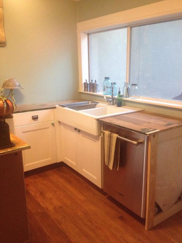 kitchen renovation ikea cabinets countertops wood, home improvement, kitchen design