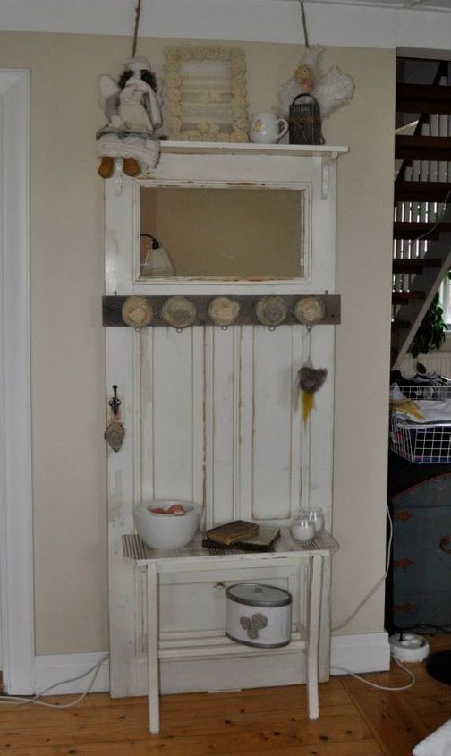 recycled old door, doors, home decor, repurposing upcycling